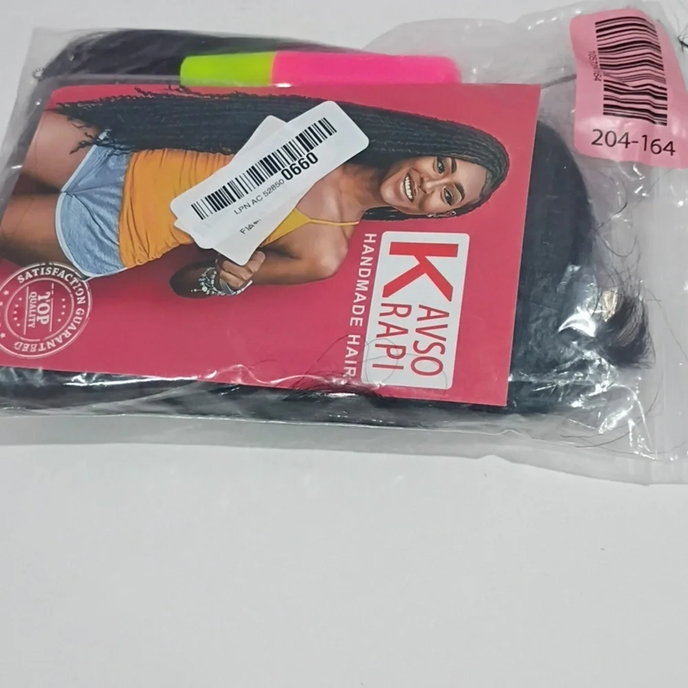 10” Pre-Stretched Braiding Hair • 3 Packs • Color 2 Off Black • Short Straight‎